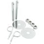 ALLSTAR PERFORMANCE ALL18514 Steel Hood Pin Kit w/ 5/32in Hairpin Clips