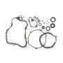 Cometic Gasket C7399BE Cometic 98-00 Yamaha YZ125 Bottom End Gasket Kit