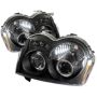 SPYDER 5011091 Projector Headlights - LED Halo - Black