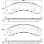StopTech Sport Brake Pads w/Shims - Front