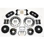 Wilwood 140-10946-D AERO4 Rear P-Brake Kit 14.00in Drilled Small Ford 2.66in Offset