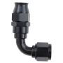 FRAGOLA FRG689006-BL Hose Fitting #6 90 Deg PTFE Black