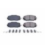 PowerStop 17-1184 PowerStop - Z17 Low-Dust Ceramic Brake Pads with Hardware