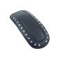 Mustang Motorcycle 78049 Mustang 01-04 Suzuki 80 Volusia, 05-08 Boulevard C50, 08-09 C109R Fender Bib w/Studs - Black