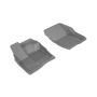 3D MAXpider 2017-2020 Ford/Lincoln Fusion/MKZ Kagu 1st Row Floormat - Gray