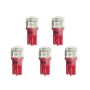 AutoMeter 3284-K LED BULB, REPLACEMENT, T3 WEDGE, RED, 5 PACK