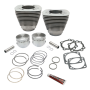 S&S Cycle 91-7202 84-99 BT 96in 3 5/8in Big Bore Cylinder & Piston Kit - Natural