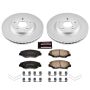 PowerStop CRK2302 Genuine Geomet Coated Rotor and Low-Dust Ceramic Brake Pad Kit