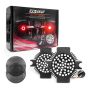 XKGLOW XK1156F-R-S XK Glow Motorcycle Rear LED Turn Signal Kit - 1156 Flat Style Smoked Lenses