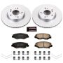 PowerStop CRK6490 Genuine Geomet Coated Rotor and Low-Dust Ceramic Brake Pad Kit