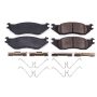 PowerStop 17-1045 PowerStop - Z17 Low-Dust Ceramic Brake Pads with Hardware