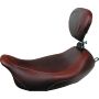 Mustang Motorcycle 79810 Mustang 08-21 Harley Electra Glide Std,Rd Glide,Rd King,Str Glide Wide Tripper Solo Seat - Brown