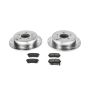 PowerStop K5394 Z23 Daily Driver Carbon-Fiber Ceramic Brake Pad and Drilled & Slotted Rotor Kit