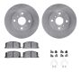 Dynamic Friction 6512-76185 Rotor Kit