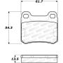 Stoptech 308.03350 Street Brake Pads