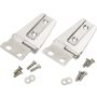 Kentrol 07-18 Jeep Wrangler JK Hood Hinge Pair - Polished Silver