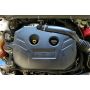 J&L 13-18 Ford Fusion 2.0L EcoBoost Passenger Side Oil Separator 3.0 - Clear Anodized