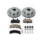 PowerStop KOE4873 OE Stock Replacement Low-Dust Ceramic Brake Pad and Rotor Kit