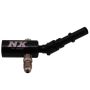 Nitrous Express 16185-45 3/8-10MM LATE MODEL BILLET FUEL LINE ADAPTER, 45 DEGREE