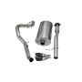 Corsa Performance 14246BLK 3.0in. Cat-Back Single Side Exit with Twin 4.0in. Black PVD Pro-Series Tips