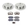 PowerStop KCOE6502A OE Stock Replacement Low-Dust Ceramic Brake Pad, Rotor and Caliper Kit