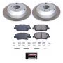 PowerStop SC7062 Semi-Coated Rotor and Low-Dust Ceramic Brake Pad Kit