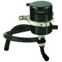 Moroso 85531 Universal Air/Oil Separator Catch Can - Large Body - Billet Aluminum - Black Anodized