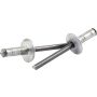 ALLSTAR PERFORMANCE ALL18074 Med Hd Rivet Silver 250pk Multi Grip Alum