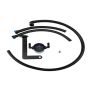 J&L 10-15 Chevrolet Camaro LS3 6.2L Passenger Side Oil Separator 3.0 - Black Anodized