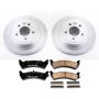 PowerStop CRK5570 Genuine Geomet Coated Rotor and Low-Dust Ceramic Brake Pad Kit