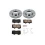 PowerStop KOE137 OE Stock Replacement Low-Dust Ceramic Brake Pad and Rotor Kit