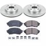 PowerStop KOE5202 OE Stock Replacement Low-Dust Ceramic Brake Pad and Rotor Kit