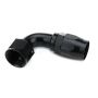 Fragola -16AN x 90 Degree Power Flow Hose End - Black
