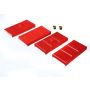 Energy Suspension 3.6113R 67-69 Camaro / 62-74 Nova/Chevy II / 67-69 Firebird Red Mono-Leaf Spring Isolators