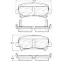 Stoptech 308.18060 Street Brake Pads - Front