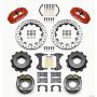 Wilwood 140-11877-DR Narrow Superlite 4R Rear Kit 12.88in Red Speedway Eng Floater w/ New Style End