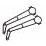 JOES RACING PRODUCTS JOE11292 Mirror Brackets 1-1/2in Dia x 9in Long