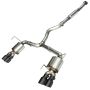 AWE Tuning 3015-43102 2015+ Subaru WRX VA Sedan Touring Edition Exhaust - Diamond Black Tips (102mm)