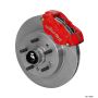 Wilwood 140-15908-R Forged Dynalite Pro Front Kit 11.00in One Piece HP Hub and Rotor - Red