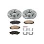 PowerStop KOE5199 OE Stock Replacement Low-Dust Ceramic Brake Pad and Rotor Kit