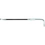 Bikers Choice 66057 76-80 FL FX XL Black Vinyl Throttle Cable +6 Length 38.5 Inch Keihin