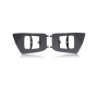 Cali Raised LED CR2347 Cali Raised 12-15 Toyota Tacoma Led Fog Light Pod Replacements Brackets Kit - Brackets Only
