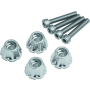 Kuryakyn 5721 Windshield Screws FLTR Chrome