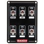 QUICKCAR RACING PRODUCTS QRP50-7631 Ignition Panel Extreme 6 Switch Single Ignition