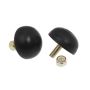 Prothane Universal Bump Stop 11/16X1 5/8 Dia Btn - Black