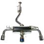 Remark RK-C3076T-05 2023+ Toyota GR Corolla Elite Spec Cat-Back Exhaust w/ Outer Polished & Center Burned TI Tips