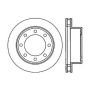 Stoptech 128.65086L Drilled Sport Brake Rotor
