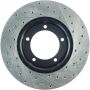 Stoptech 127.44086R Slotted & Drilled Sport Brake Rotor