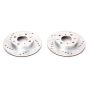 PowerStop JBR155XPR PowerStop Evolution Performance Drilled, Slotted & Plated Brake Rotor Pair