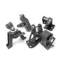 Innovative 00-05 Toyota MR2 Spyder K-Series Black Steel Mounts 95A Bushings
